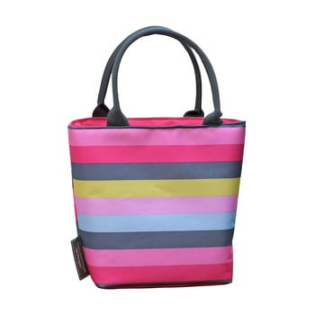 Geantă termică pentru prânz navigate stripe, 4 l, mov