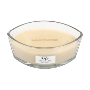 Lumânare parfumată woodwick, cu aromă de vanilie, 30 ore