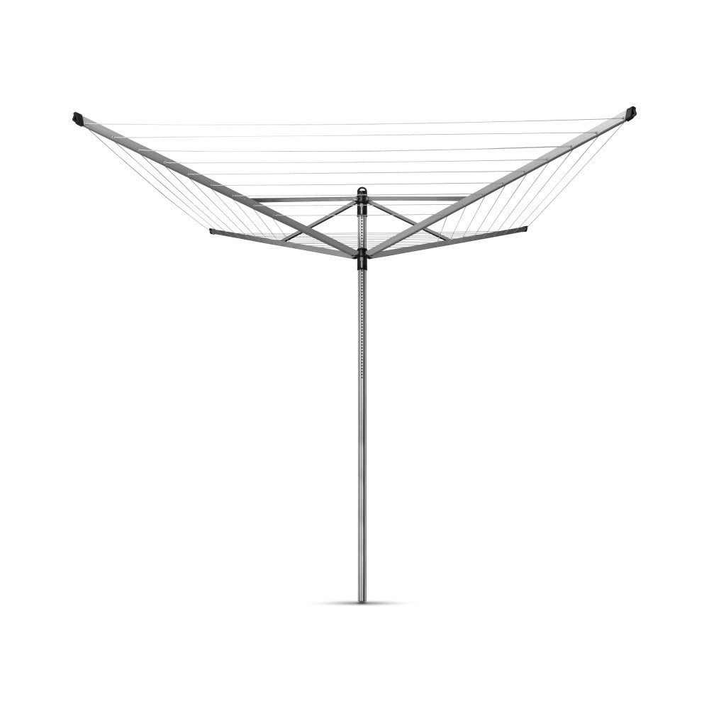 Uscător de rufe argintiu pentru grădină 50 m Lift-O-Matic – Brabantia
