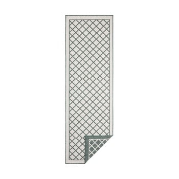 Covor adecvat pentru exterior bougari twin supreme, 80 x 250 cm, verde-crem