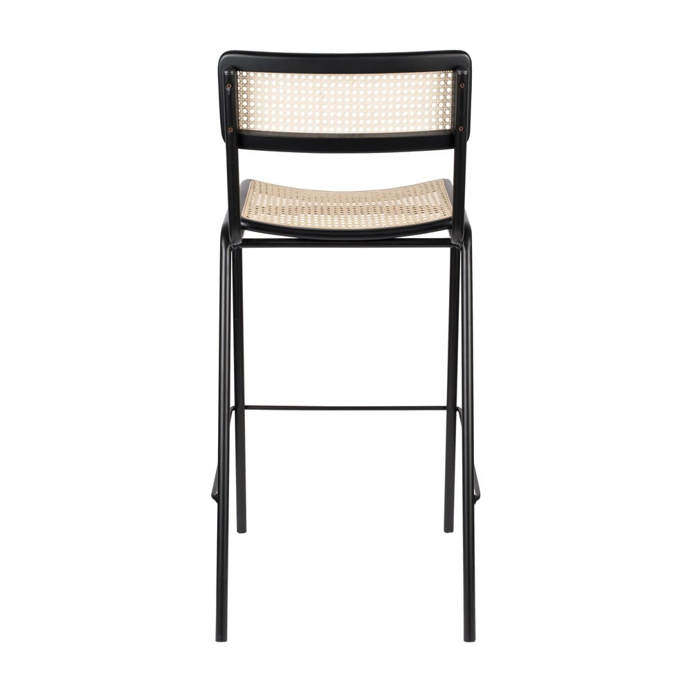 Set 2 scaune de bar din ratan negru, 106 cm Jort – Zuiver 106 imagine noua