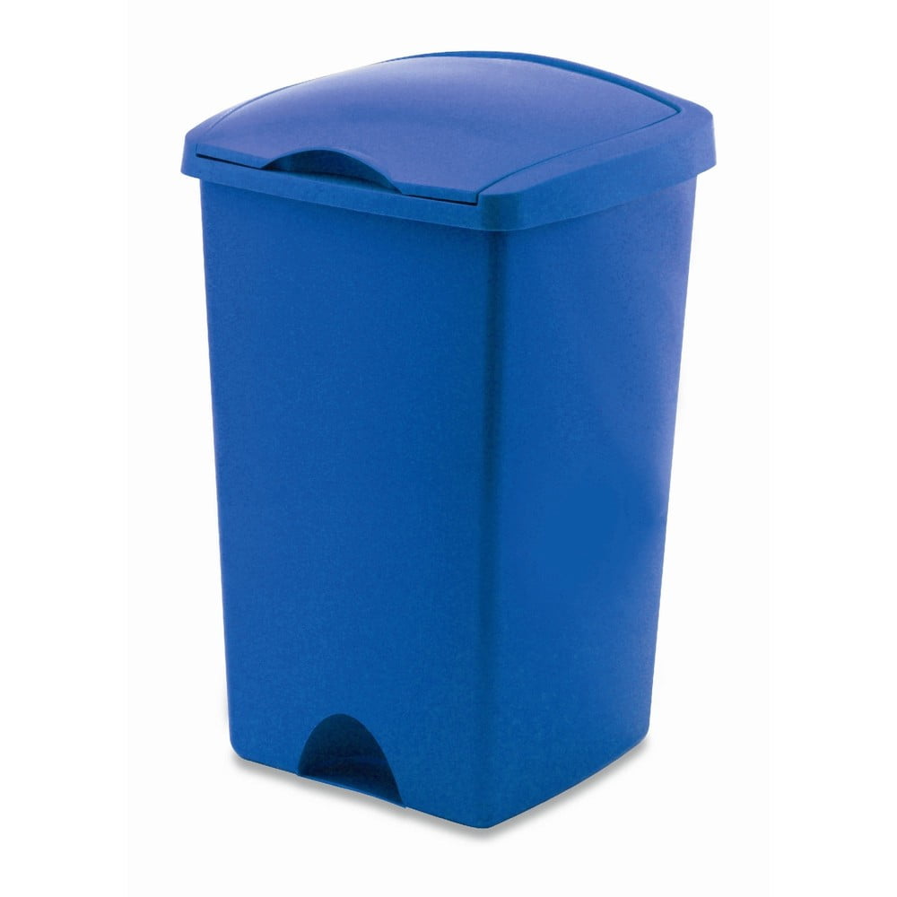 Cos de gunoi cu capac Addis Lift, 50 l, albastru