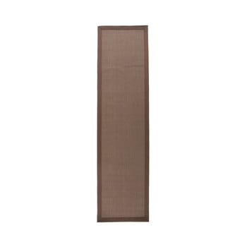 Covor din iută flair rugs herringbone, 68 x 300 cm, maro - gri