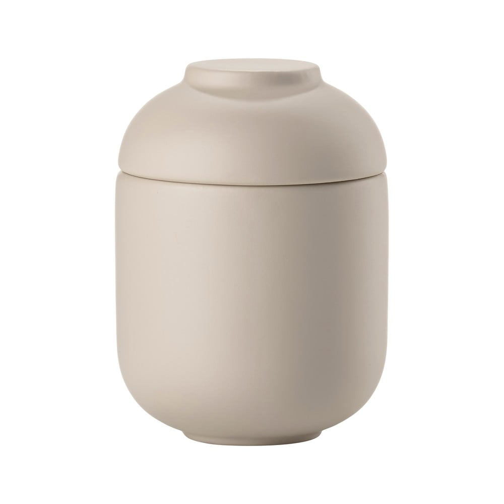Organizator de baie bej pentru dischete demachiante din gresie ceramică Sensu – Zone