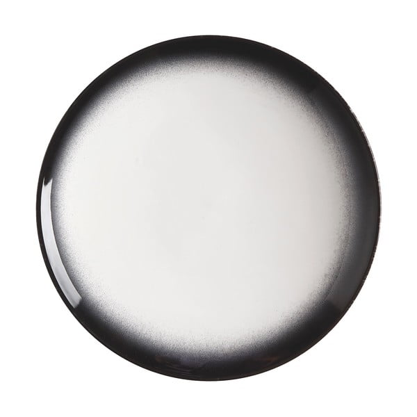 Farfurie din ceramică pentru desert Maxwell & Williams Caviar, ø 15 cm, alb - negru