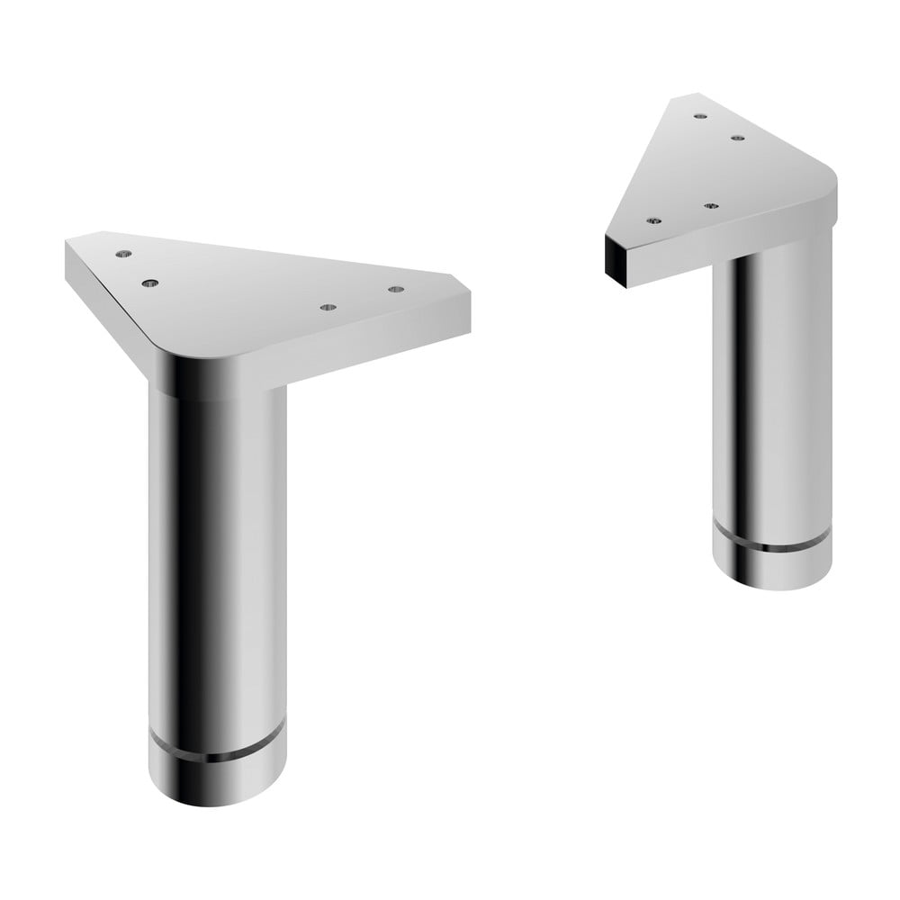 Picioare pentru mobilă argintiu-lucios 2 buc. Quickset 318 – Pelipal