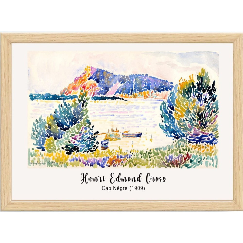  Poster cu ramă 45x35 cm Henri-Edmond Cross – Wallity 