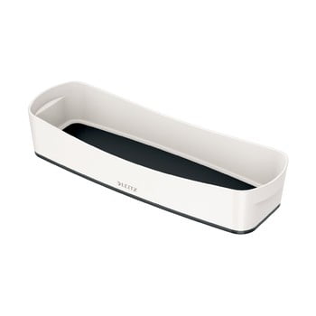 Organizator de birou leitz mybox, lungime 31 cm, alb - negru