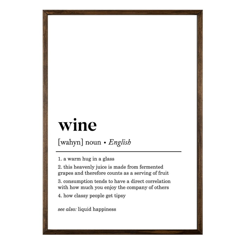  Poster 50x70 cm Wine – Wallity 