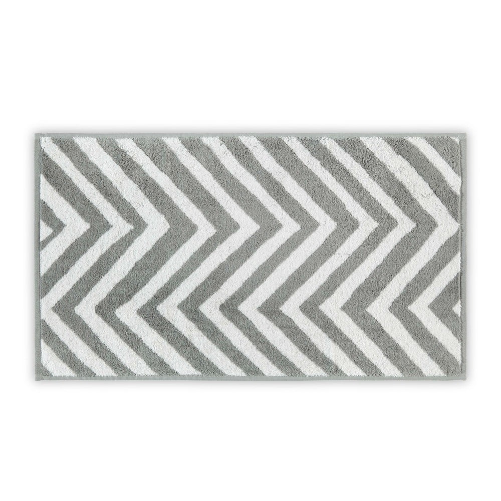  Prosop alb-gri din bumbac 33x33 cm Chevron – Foutastic 