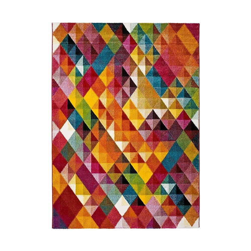 Covor Universal Belis Triangles, 140 x 200 cm, multicolor bonami.ro