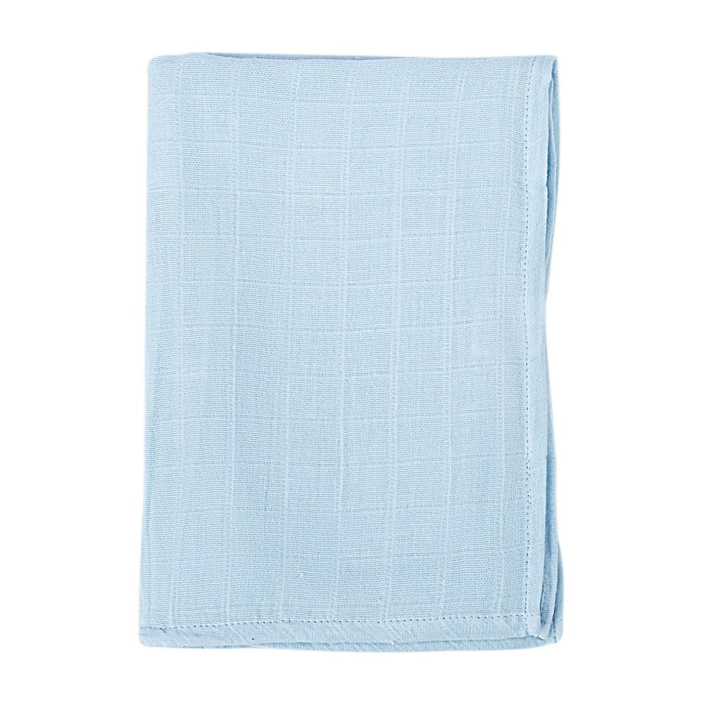  Pătură pentru copii albastră din bumbac 120x120 cm Bebemarin – Mijolnir 