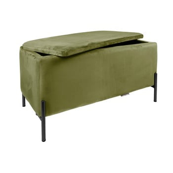 Bancă cu spațiu de depozitare leitmotiv snog, verde