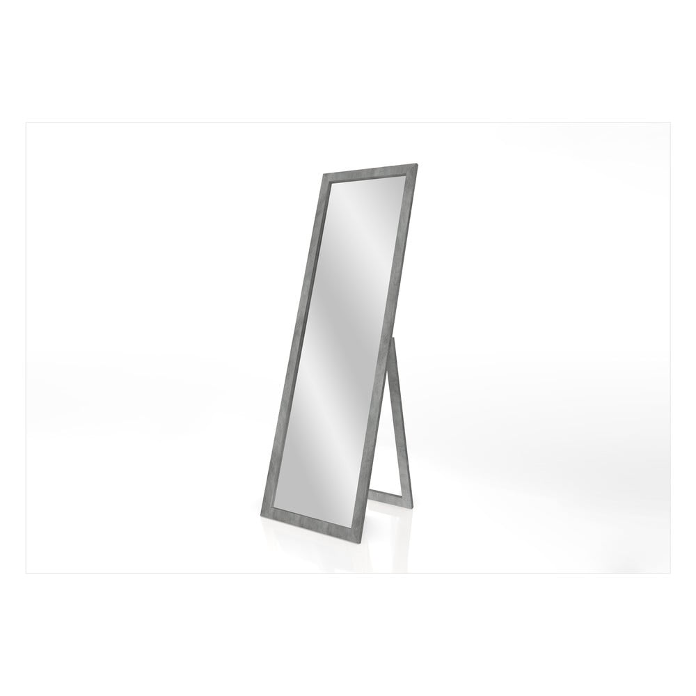 Oglindă cu suport și ramă Styler Sicilia, gri, 46 x 146 cm bonami.ro imagine model 2022