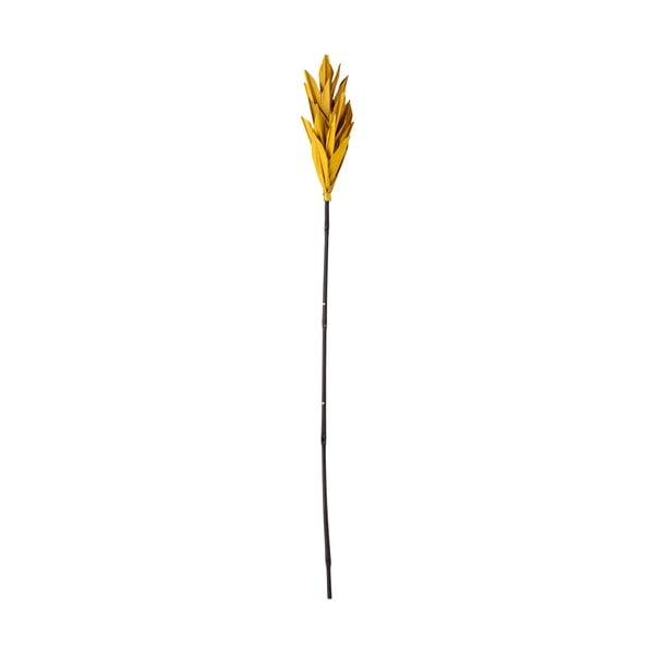 Decorațiune în formă de frunză de palmier Bloomingville Afina, înălțime 93 cm, galben