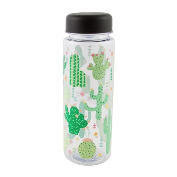 Sticlă pentru apă Sass & Belle Colourful Cactus, 450 ml