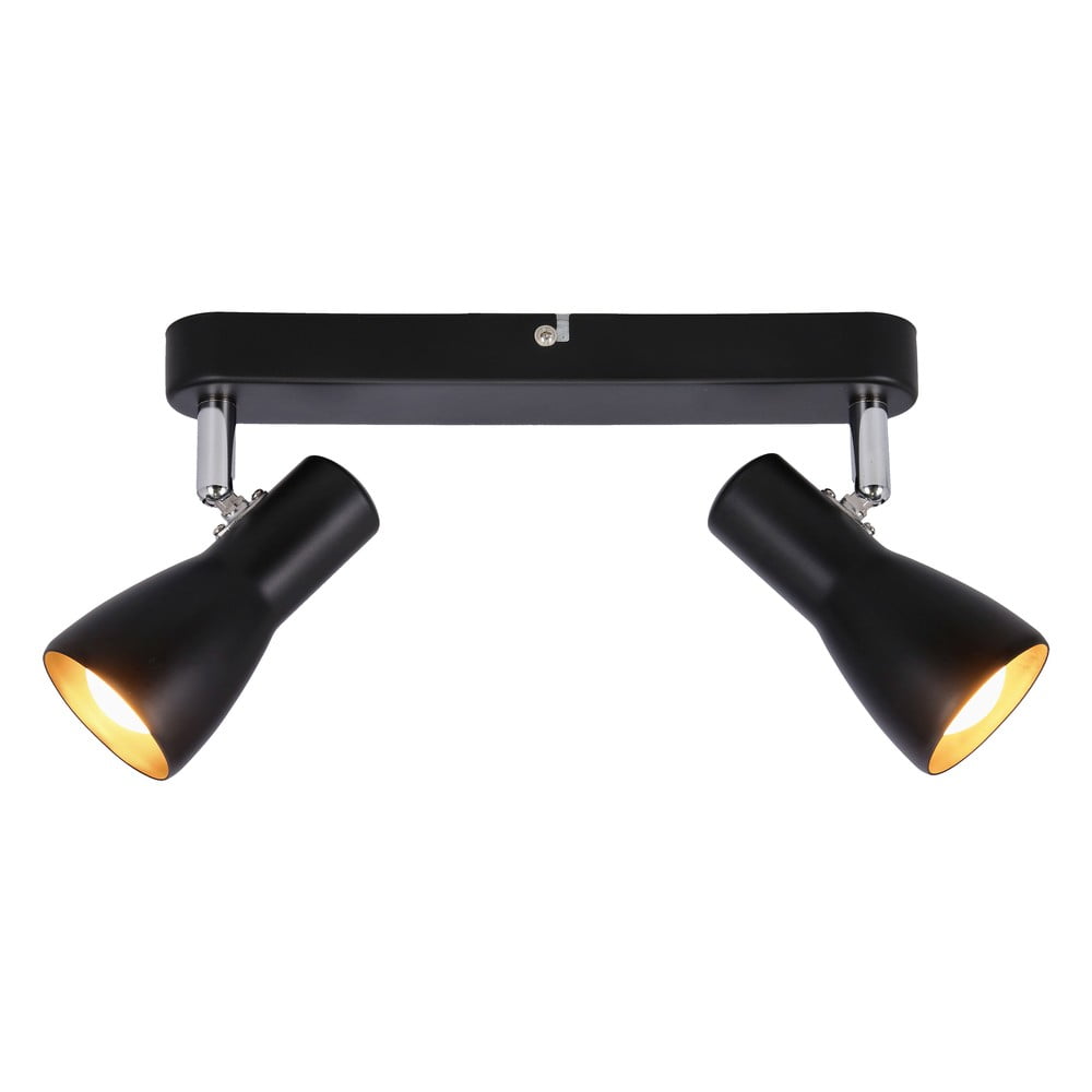 Plafonieră negru-mat cu abajur din metal 36x6 cm Picardo – Candellux Lighting