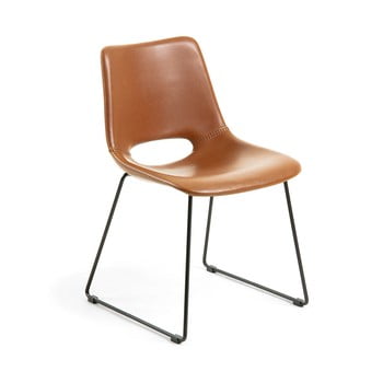 Scaun de dining la forma zahara, maro