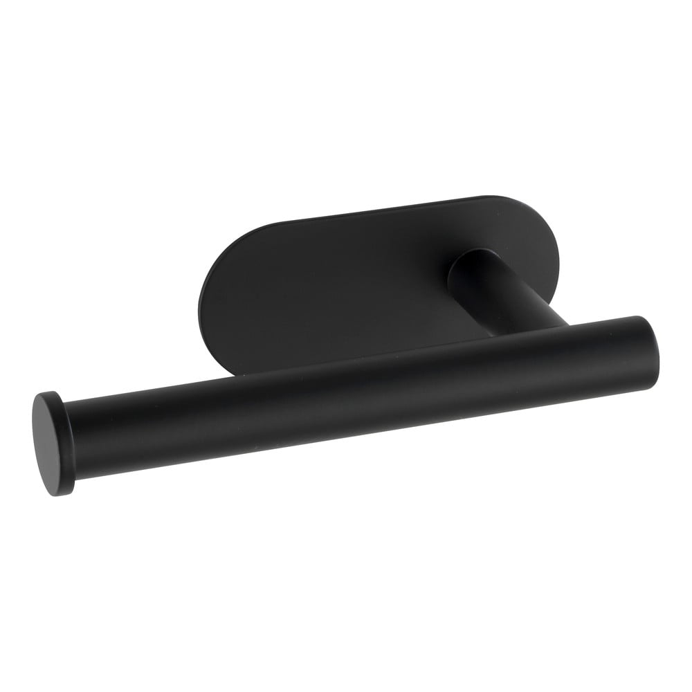 Suport oțel inoxidabil pentru hârtie igienică fără sistem de prindere cu șurub Wenko Turbo-Loc® Orea, negru bonami.ro imagine 2022