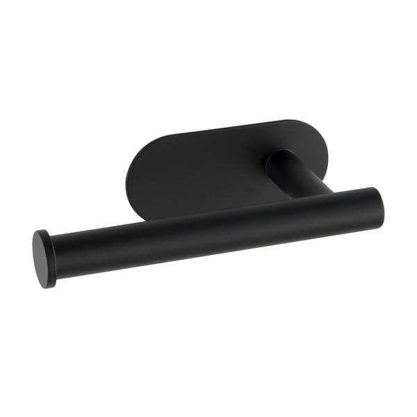 Suport oțel inoxidabil pentru hârtie igienică fără sistem de prindere cu șurub Wenko Turbo-Loc® Orea, negru