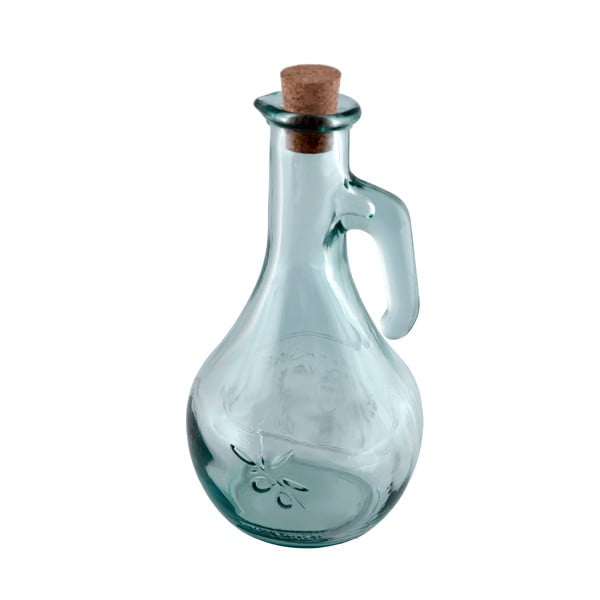 Olivieră din sticlă reciclată Ego Dekor, 500 ml, transparent