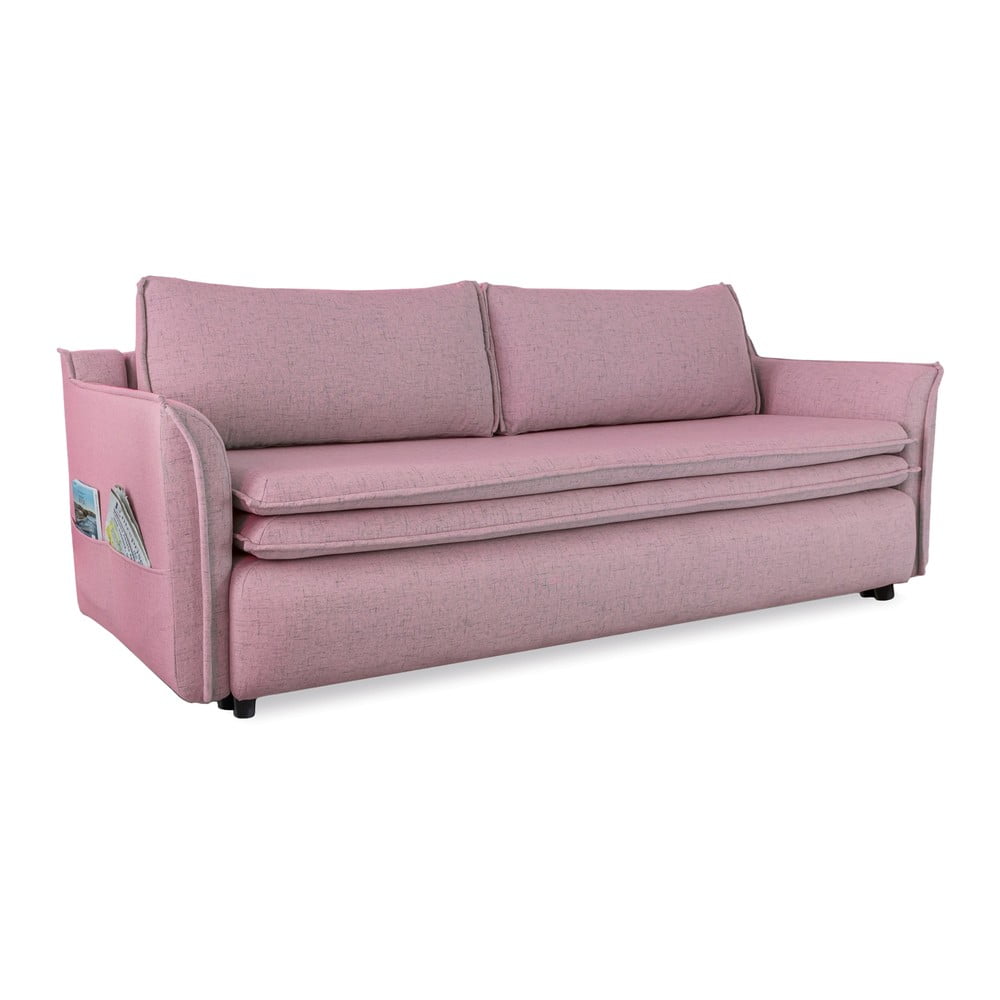 Canapea extensibilă Miuform Charming Charlie, roz bonami.ro imagine noua