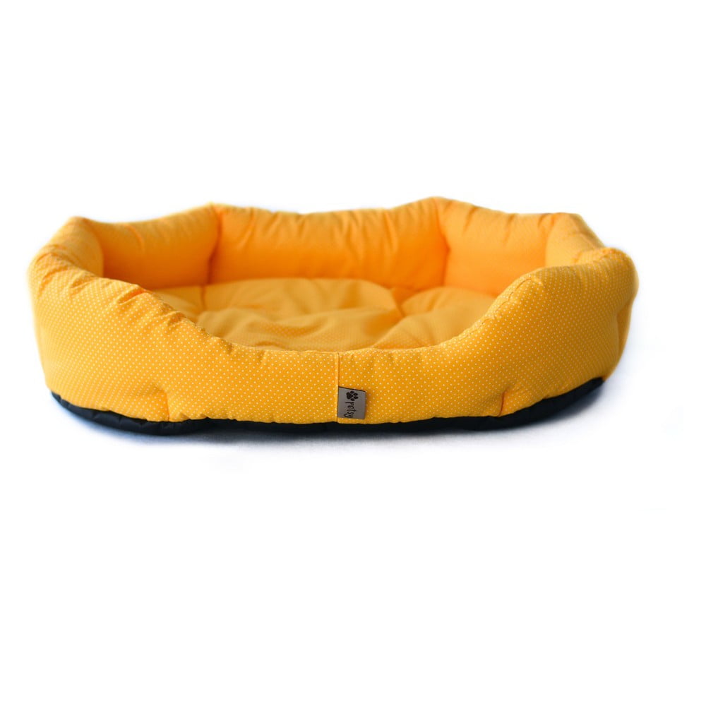 Pătuț pentru animale de companie, galben, din bumbac, 75×60 cm Sunny – Petsy 75x60 imagine noua somnexpo.ro