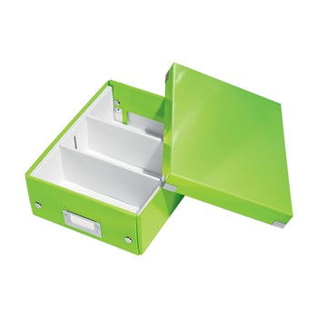 Cutie cu organizator leitz office, lungime 28 cm, verde