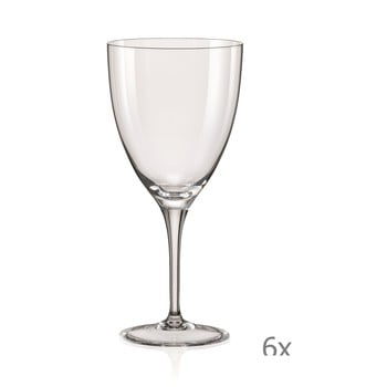 Set 6 pahare pentru vin crystalex kate, 400 ml
