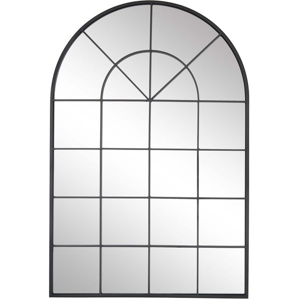 Oglindă de perete cu ramă metalică neagră Westwing Collection Clarita, 60 x 90 cm
