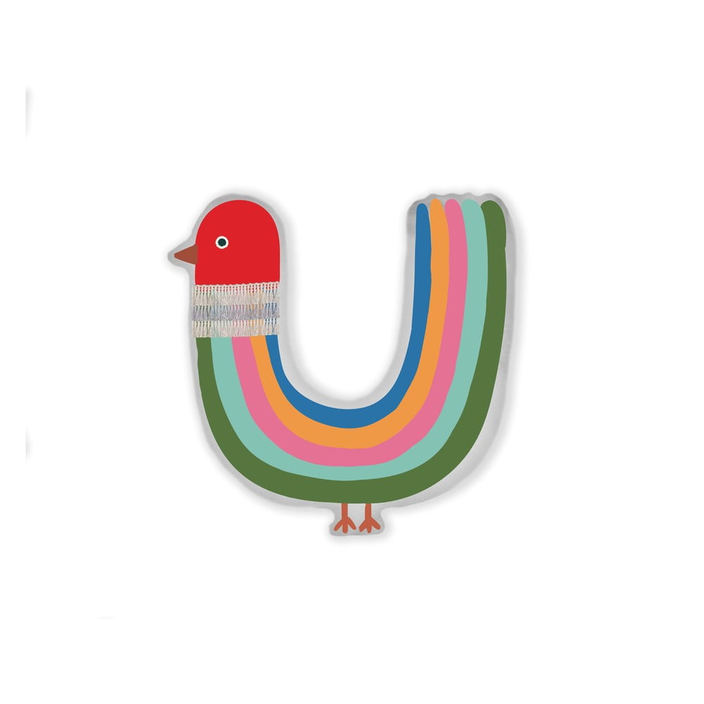Pernă decorativă Little Nice Things Rainbow Bird BIRD