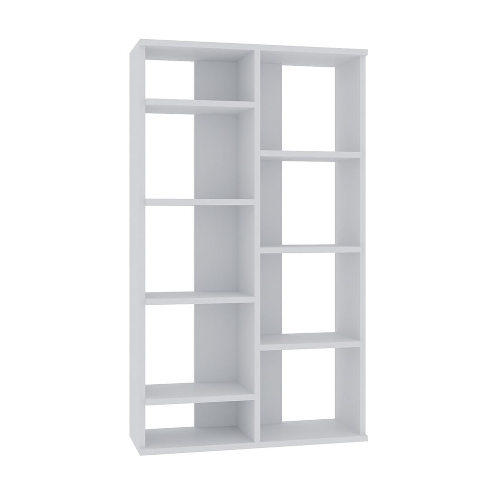  Bibliotecă albă 72x124 cm Keota – Kalune Design 