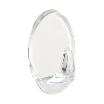 Set 3 cârlige autoadezive transparente wenko dwarf