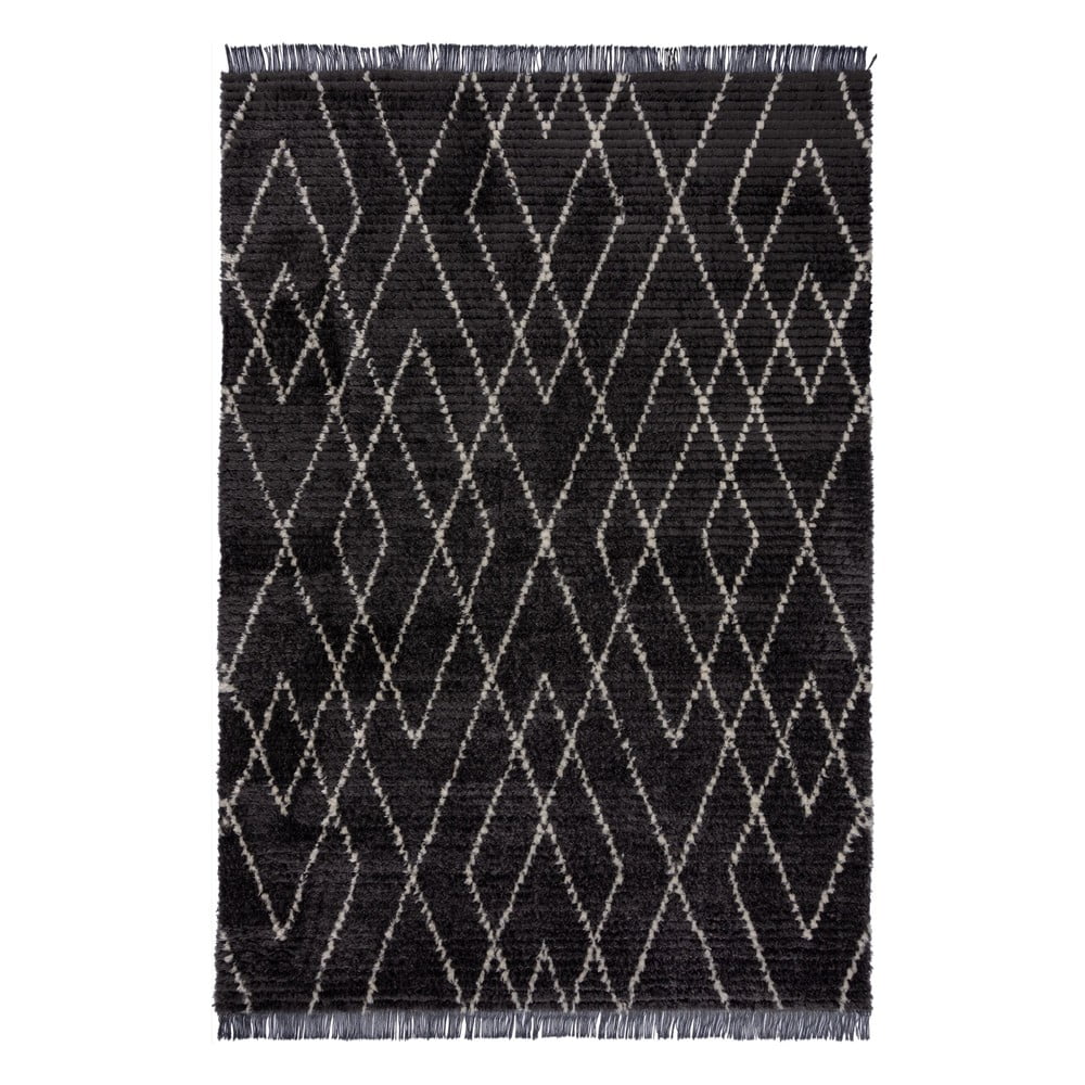 Covor negru 160x230 cm Aisha – Flair Rugs