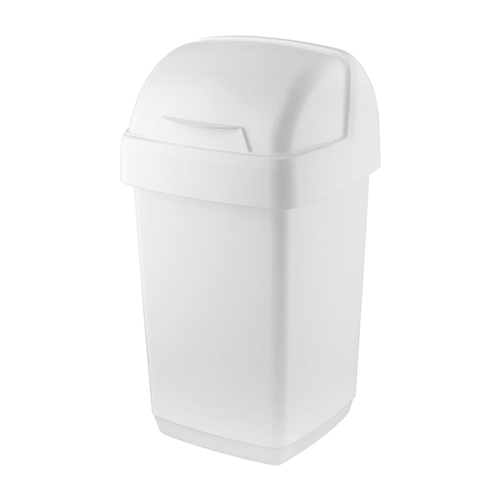 Coș de gunoi Addis Roll Top, 22,5 x 23 x 42,5 cm, alb Addis imagine 2022