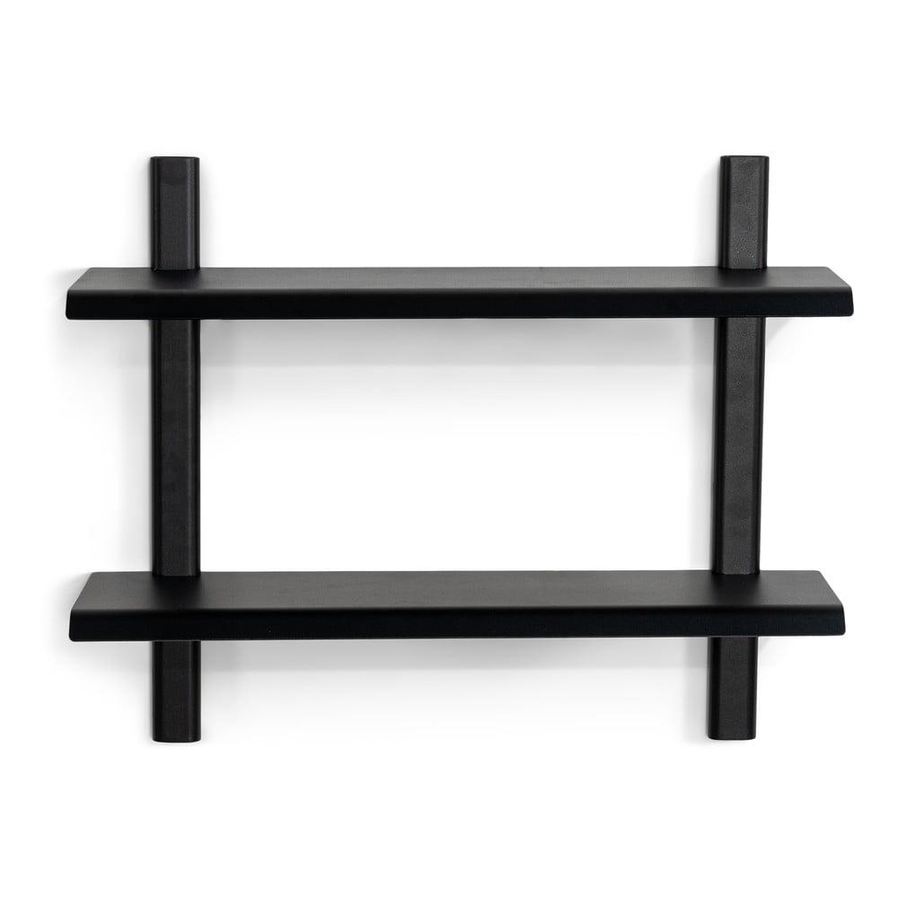 Raft negru etajat din metal 60 cm Hola – Spinder Design