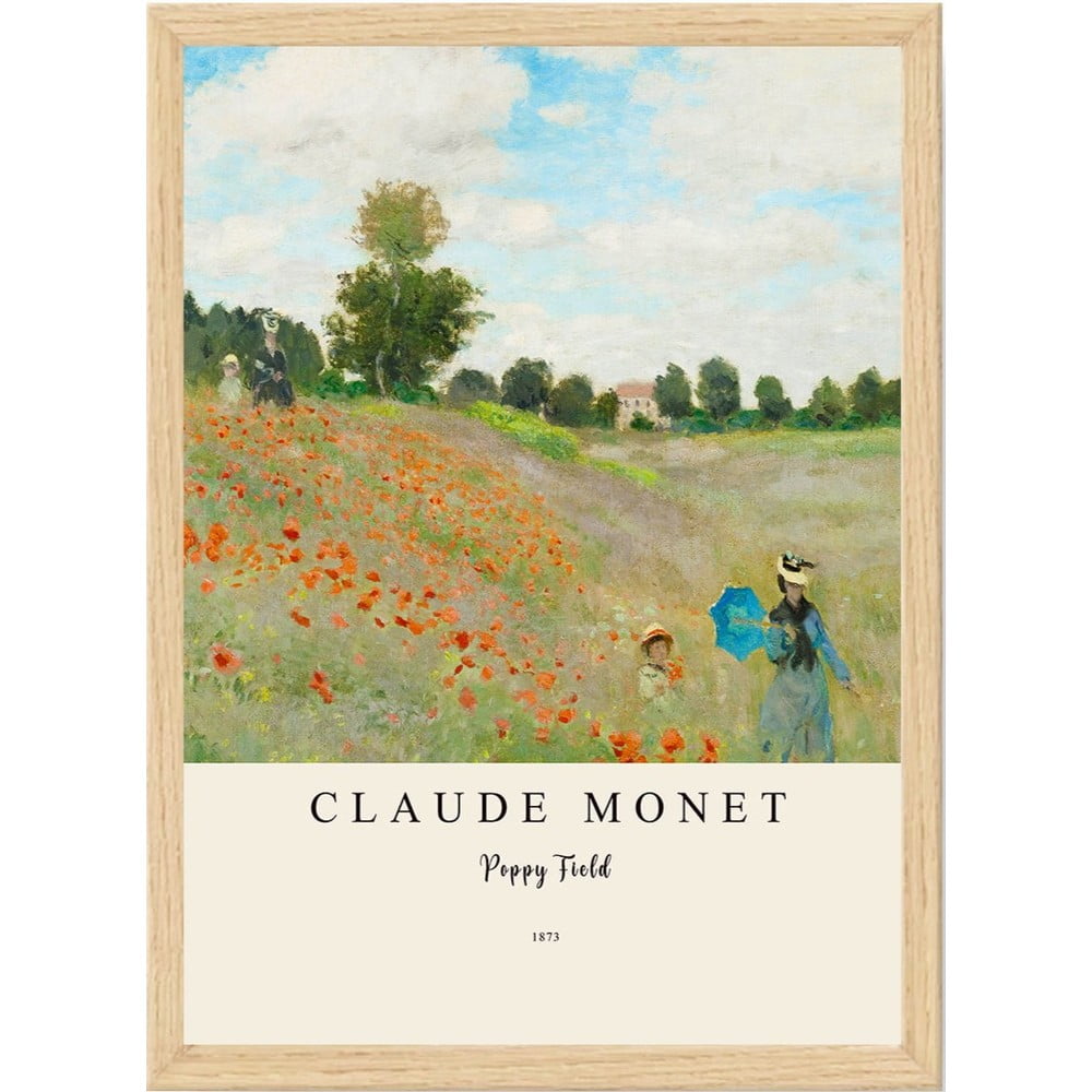  Poster cu ramă 35x45 cm Claude Monet – Wallity 