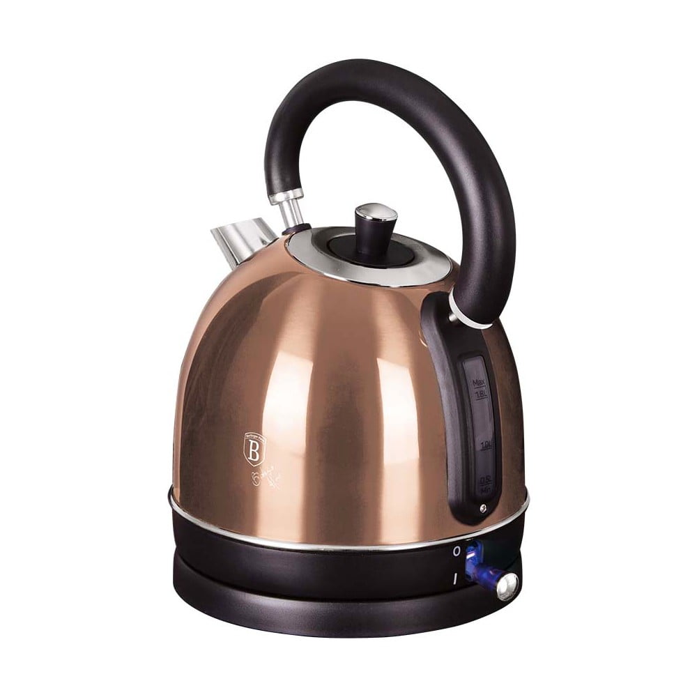 Ceainic electric de 1,8 l rosegold metallic line - berlingerhaus
