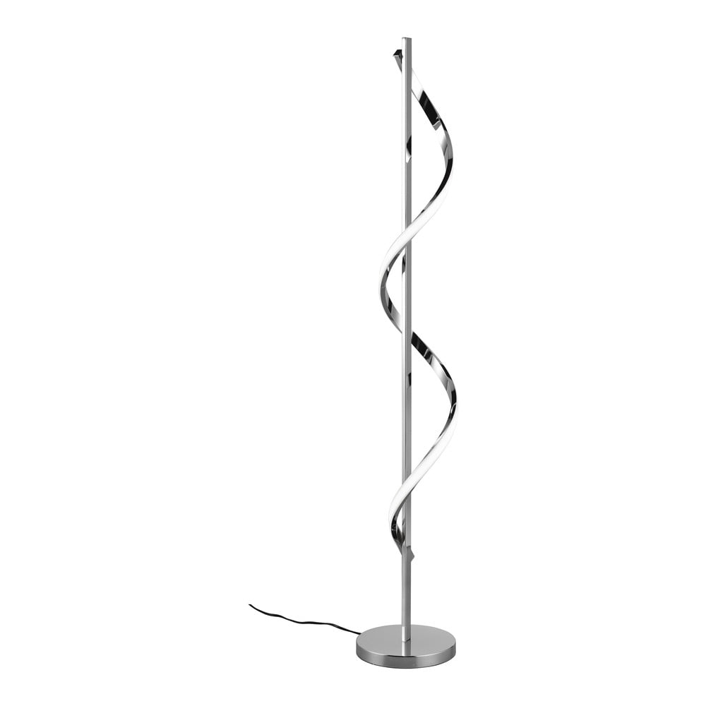  Lampadar argintiu lucios LED cu intensitate reglabilă (înălțime 120 cm) Isabel – Trio 