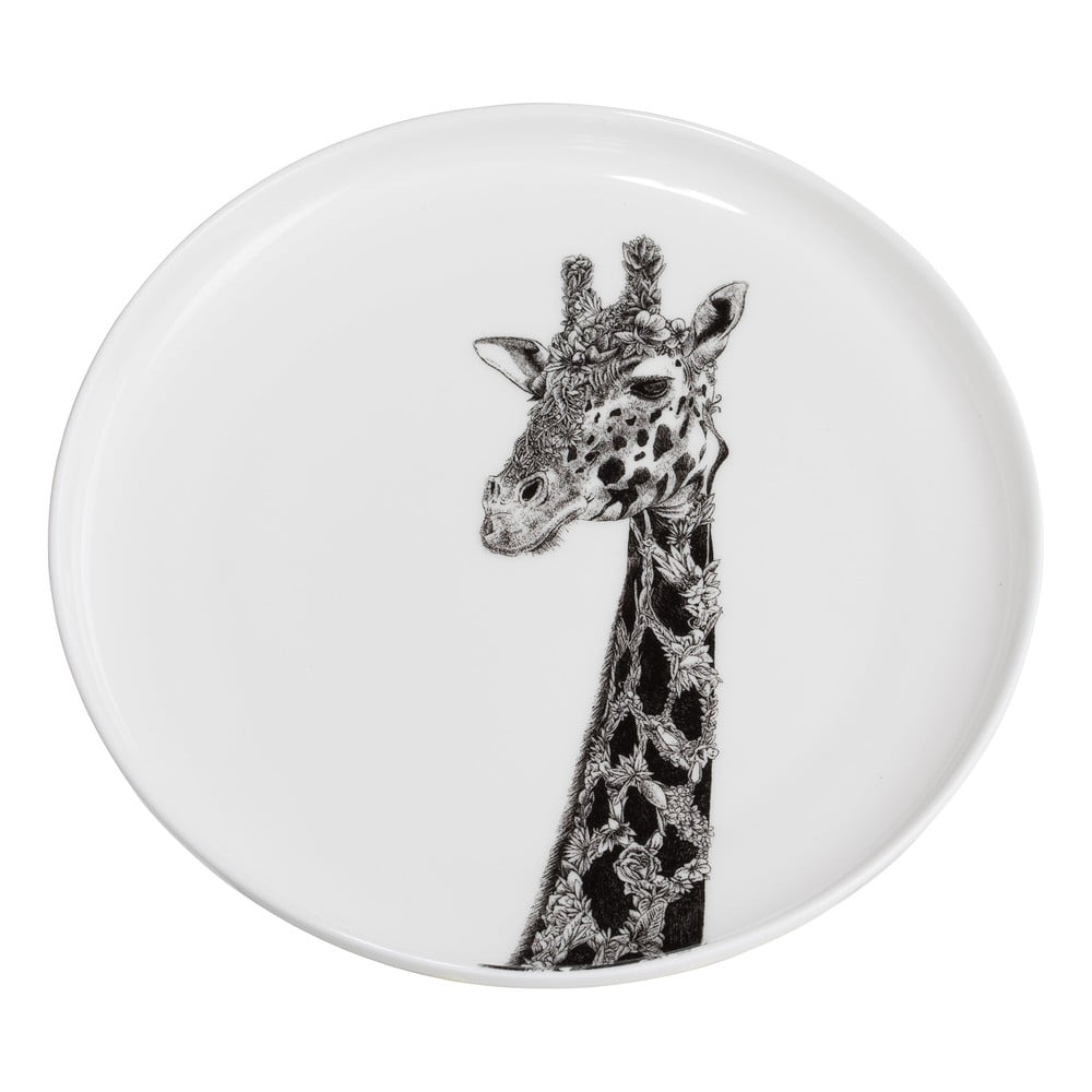 Poza Farfurie din portelan Maxwell & Williams Marini Ferlazzo Giraffe, Ã¸ 20 cm, alb