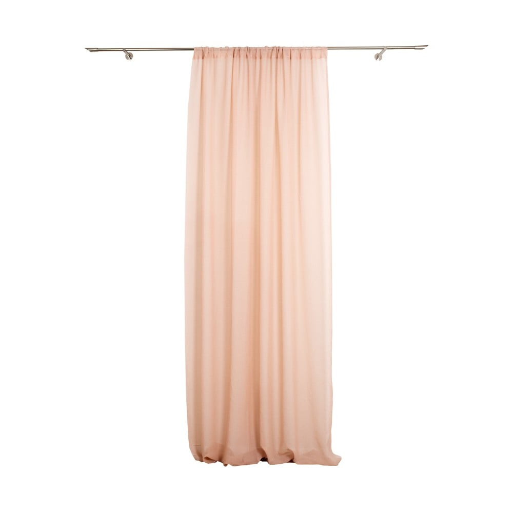 Perdea roz somon 300x245 cm Vicenza – Mendola Fabrics
