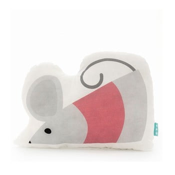 Pernă din bumbac mr. fox mouse, 40 x 30 cm