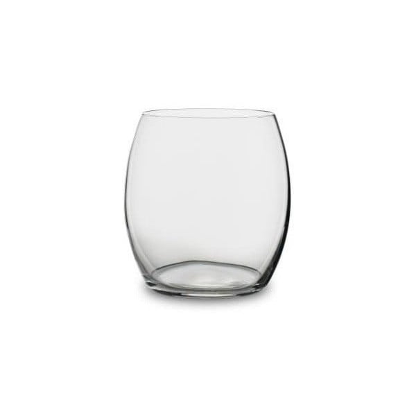 Set 4 pahare de apă din sticlă cristalină Bitz Fluidum, 530 ml