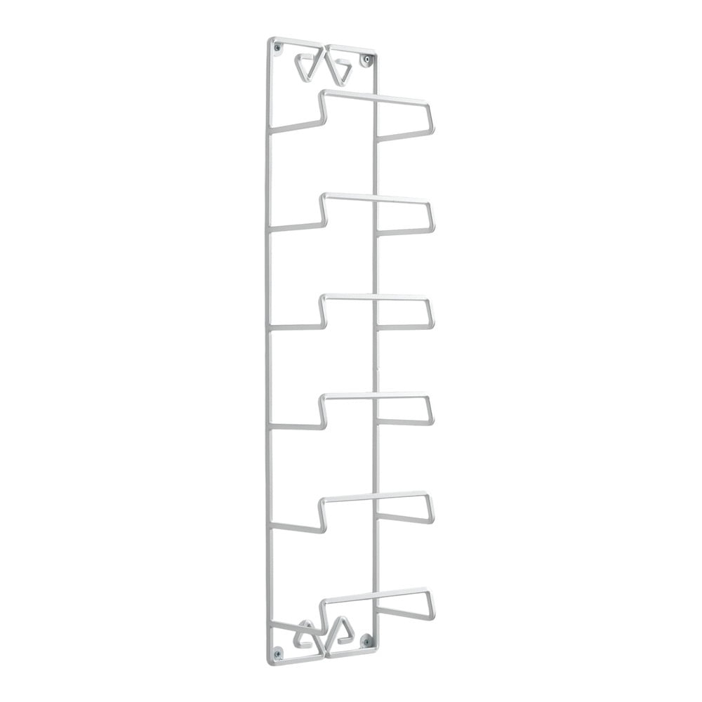 Raft pentru sticle de vin alb pentru perete din metal număr de sticle 6 16x68x10 cm Oste – Tomasucci