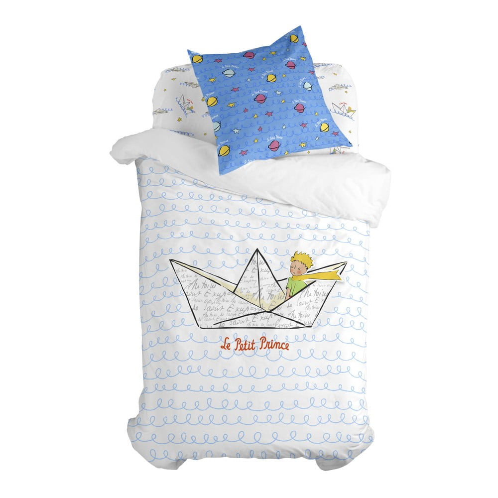 Lenjerie de pat pentru copii din bumbac pentru pat de o persoană 135×200 cm Navire – Mr. Fox 135x200 imagine noua