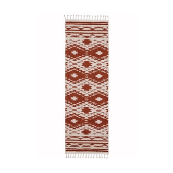 Covor asiatic carpets taza, 80 x 240 cm, portocaliu
