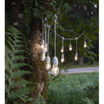 Șirag luminos pentru exterior cu led star trading string, 10 becuri, alb