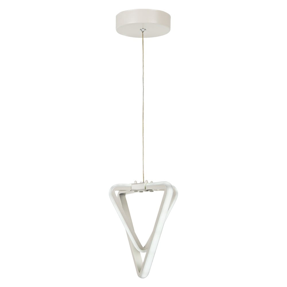 Lustră albă LED din metal ø 20 cm Baris – Squid Lighting