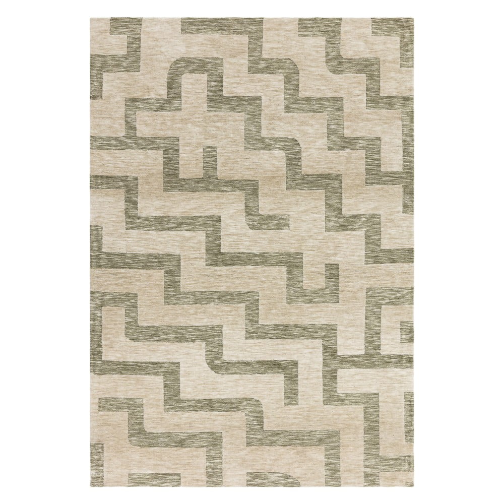 Covor verde-bej 290×200 cm Mason – Asiatic Carpets 290x200 pret redus