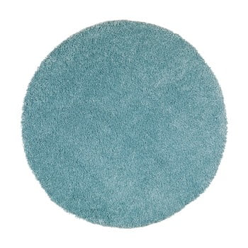 Covor rotund universal aqua liso, ø 100 cm, albastru deschis
